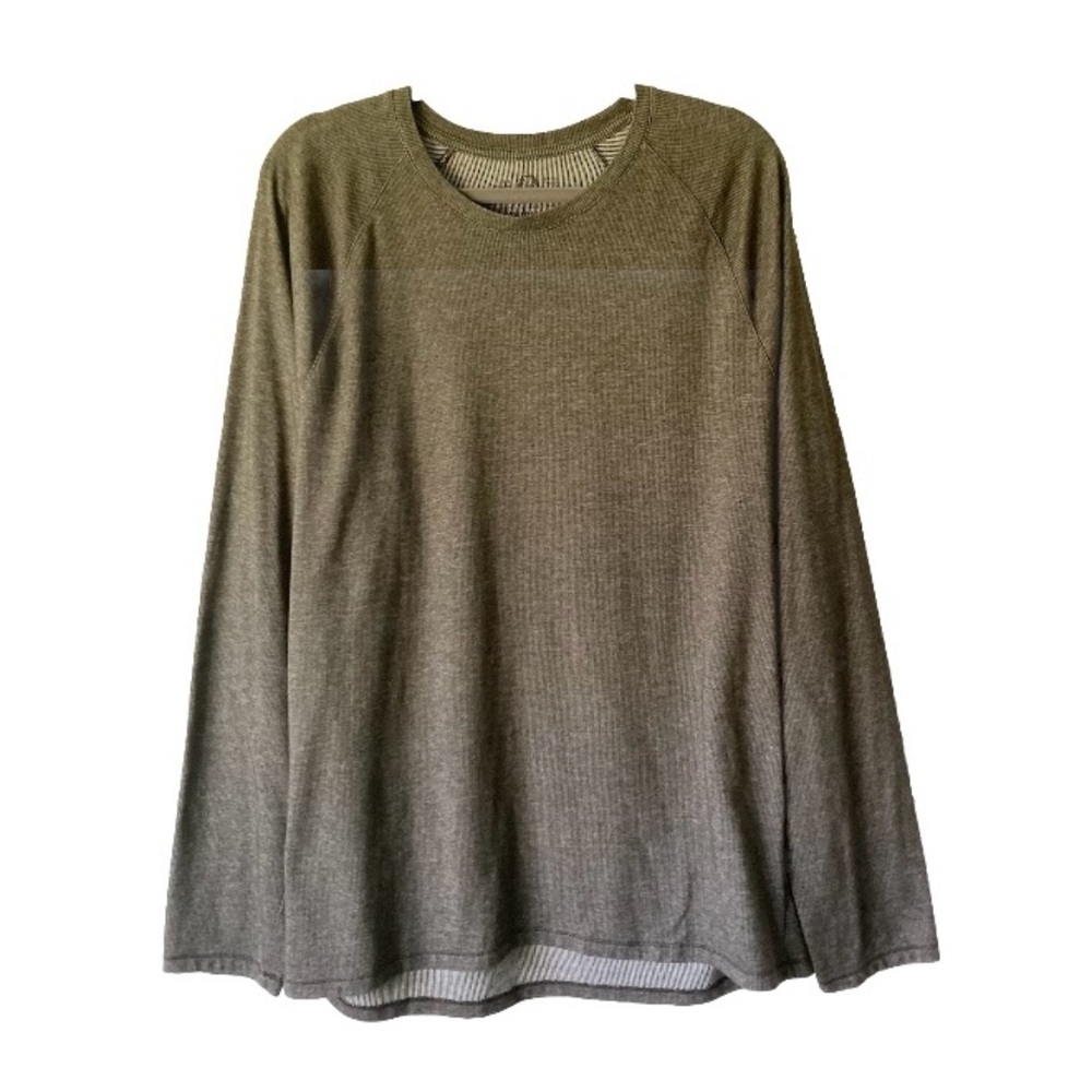 New Men’s American Rag Grey Cotton Polyester Long Sleeve T-Shirt size XXL